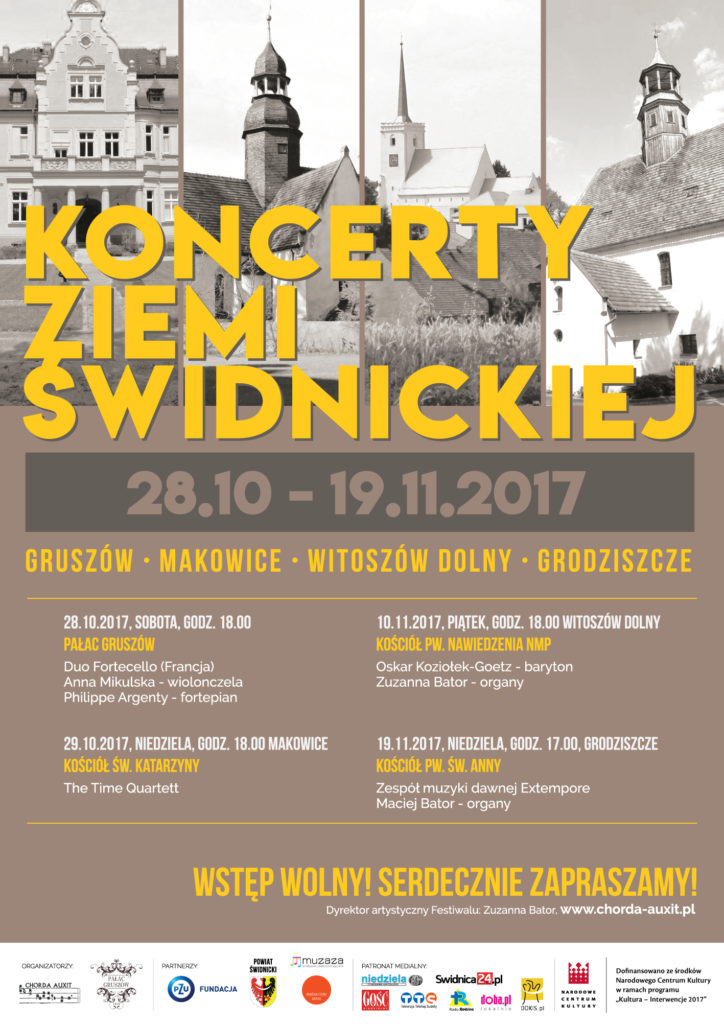 Plakat - Koncerty Ziemi Świdnickiej